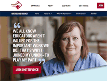 Tablet Screenshot of myunitedvoice.org